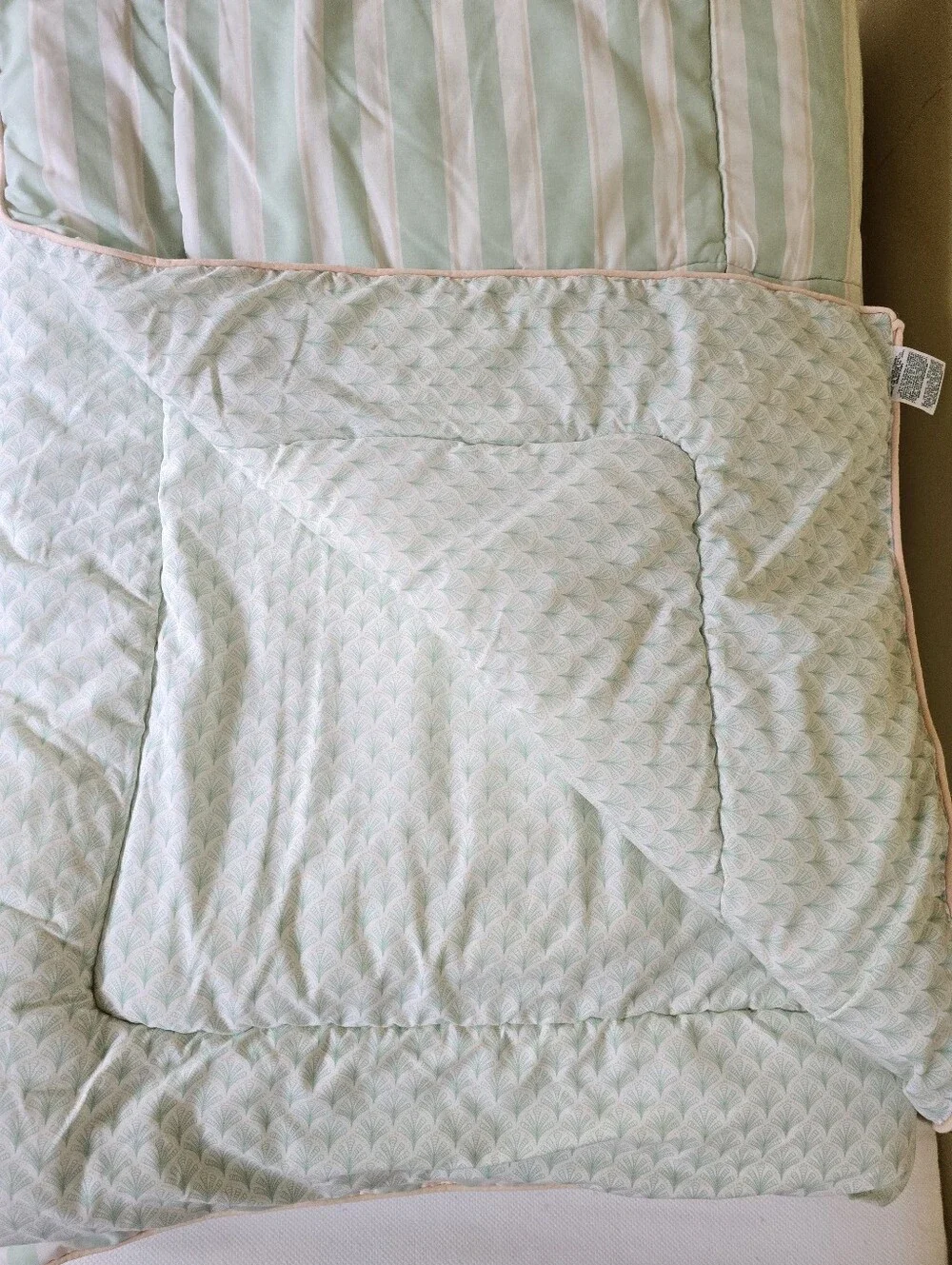 Vintage Laura Ashley 80s Palmetto Comforter Country Cottagecore Full / Double